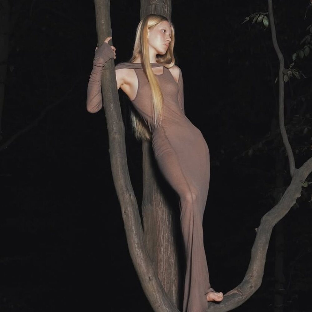 Unmere Viscose Arm Sleeves Long Sleeve Top Sheer Modern Chic